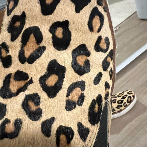 UGG Keile Calf Hair Leopard Slip On Shoes - Picture 5 of 7